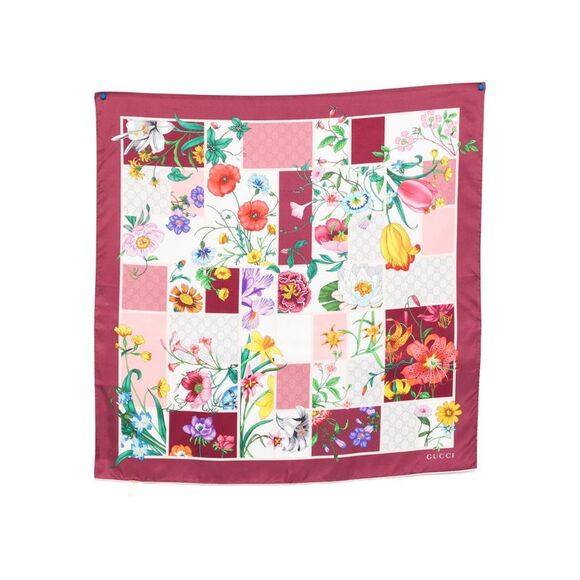Gucci Women Printed Silk Foulard